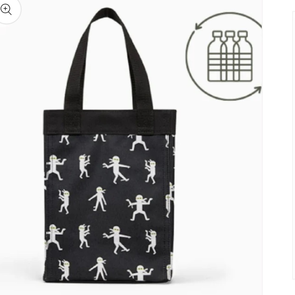 Thirty-One Small Essential Storage Tote - Mummy Moves Halloween Bag NWT
